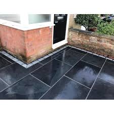 These tiles are generally thicker depending on the finish, slate tiles can be used in all areas of your home, especially popular in. Brazilian Black Slate Calibrated Sawn 600x900 Paving Stones Direct