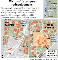 Microsoft corp one microsoft way redmond, wa 98052 us. Microsoft Plans Multibillion Dollar Expansion Renovation Of Redmond Campus The Seattle Times