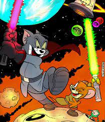 This Tom and Jerry Star Wars themed sketch by Oscar Martin that I digitally  coloured for some fun. [Fanart]: StarWars