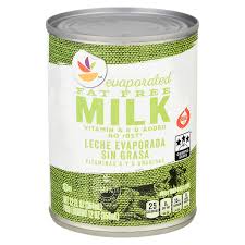 brand evaporated milk sin grasa