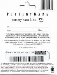 pottery barn kids pb gift card
