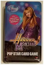 hannah montana pop star card game