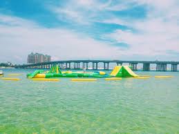 crab island water park inflatables