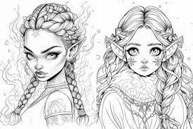 38 stunning elf coloring pages for kids