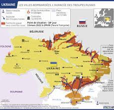 Guerre en Ukraine : les cartes pour suivre l'évolution du conflit