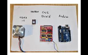 arduino cnc shield control stepper