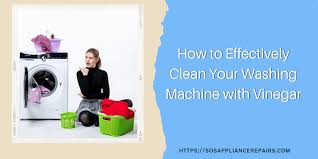 clean your washing machine with vinegar