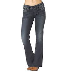 Silver Jeans Womens Suki Super Stretch Mid Rise Bootcut Jean