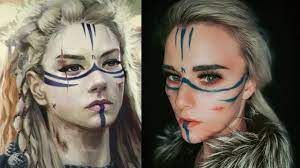 easy viking makeup tutorial for