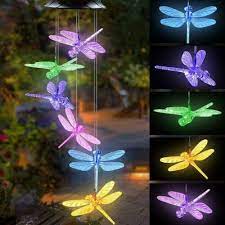 Dragonfly Solar Powered Led Light Wind