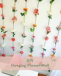 Diy Flower Wall Hanging Flower Wall