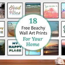 18 Free Beach Wall Art Printables For