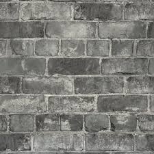 Durham Brick Wallpaper Grey Stone 3d