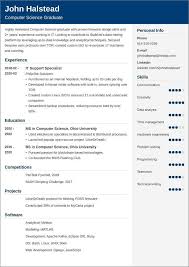 All of that work for an employer to take a glance. Computer Science Internship Resume Samples And 25 Tips