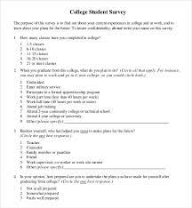 student survey templates in pdf