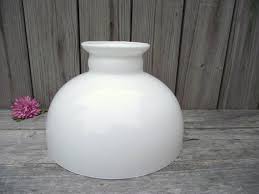 antique milk glass lamp shade parlor