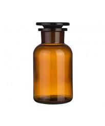 500ml Amber Glass Reagent Bottle Wide