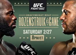 May 24, 2021 · the ufc is taking a rare weekend off as it doesn't have a fight night scheduled for may 29. Ufc Fight Night How To Watch Jairzinho Rozenstruik Vs Ciryl Gane Saturday 2 27 21 Fight Card Odds Silive Com