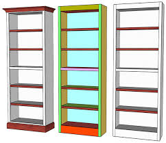 tall bookcase plan jays custom