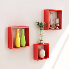 Wall Mounted Cube Shelves Unique Wall