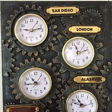 Wall Clock Clock Time Zone Clocks