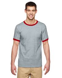 Gildan G860 Adult 5 5 Oz Ringer T Shirt