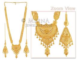 22k gold indian bridal patta set