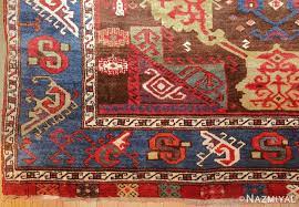 antique turkish james ballard rug 47373