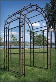 metal garden arch trellis ideas on