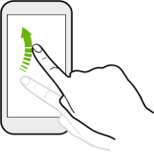 · to swipe up from the bottom of the screen with two fingers (gesture . Htc One M9 Touch Gestures Htc Support Htc Hong Kong