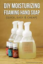 diy moisturizing foaming hand soap