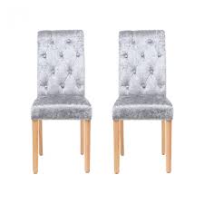 However, all chairs are engineered to provide an appropriate seating position at meal times and so offer the perfect blend of comfort and style. Crushed Velvet Dining Chairs Neo Direct