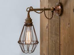 Edom Industrial Cage Wall Light Wall