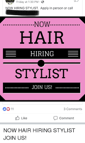 People usually have to stick their necks out to. Salon Day Spa Riday At 130 Pm Now Hiring Stylist Apply In Person Or Call 87 Now Hair Hiring Stylist Join Us 3 Comments U Like Comment Hair Meme On Me Me