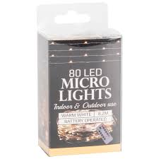 led micro indoor or outdoor string lights