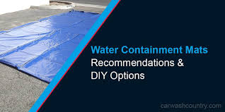 water containment mats diy options