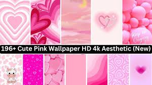 cute pink wallpaper hd 4k aesthetic