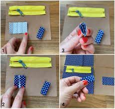 how to make a simple zipper pouch my