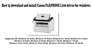 Installation de périphériques système/applications meap (installation manuelle). Canon Faxphone L100 Driver And Software Free Downloads