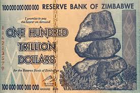 zimbabwe 100 trillion dollar banknote