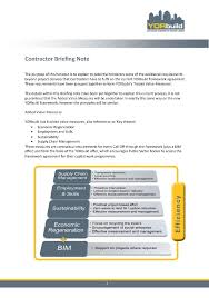 Contractor Briefing Note Template Pdf Format E Database Org