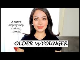makeup tutorial to look older vs