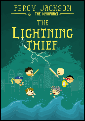The Lightning Thief Book Cover By Viciouscherry On Deviantart