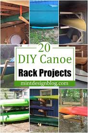 20 diy canoe rack projects mint