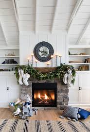 White Rustic Mantel The