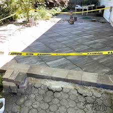 Our New Paver Patio Install Jennifer