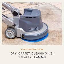 dry carpet cleaning vs steam cleaning