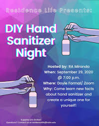 diy hand sanitizer night notre dame