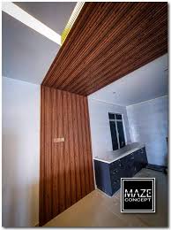 Living Room Technology Wood Wall Panel