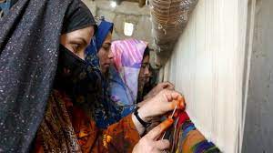 trained in carpet weaving thousands of